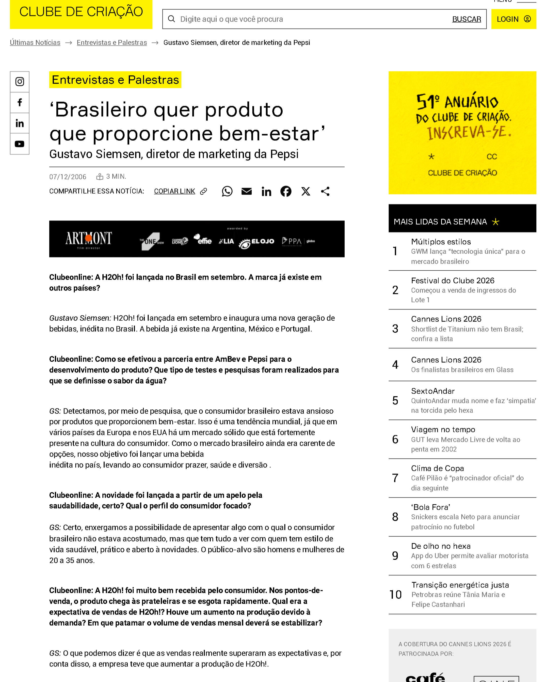 Clube de Criação / Pepsi